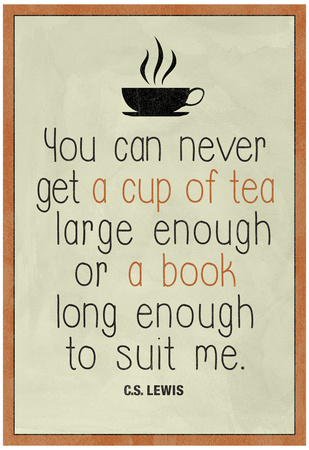 A Cup of Tea and A Book CS Lewis