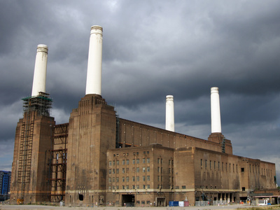 stormy Battersea Power Station by Johnny Greig