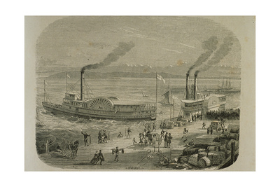San Francisco Docks 1860s.