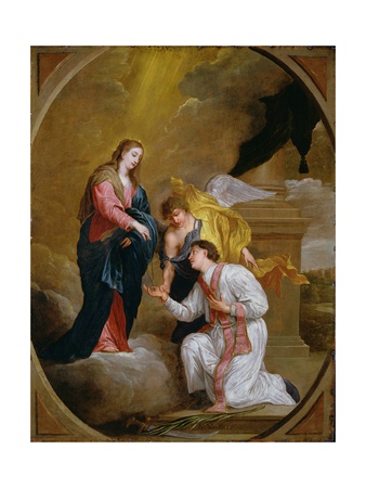 St Valentine Kneeling in Supplication