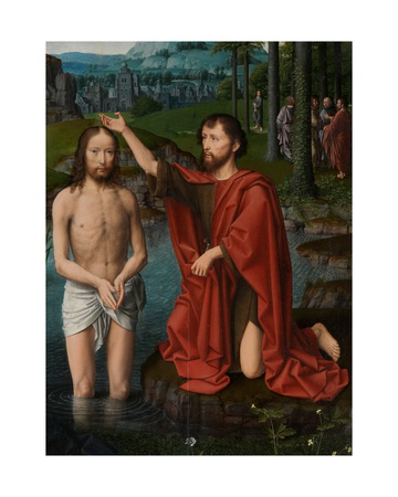 Christ baptised by John the Baptist: poster 22114751655 art.com