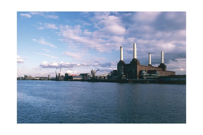 Battersea Power Station and Thames