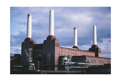 Battersea Power Station in colour