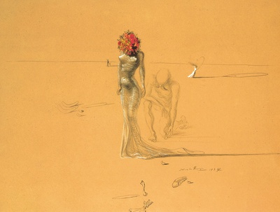 Buy Female Figure with Head of Flowers, 1937 at AllPosters.com