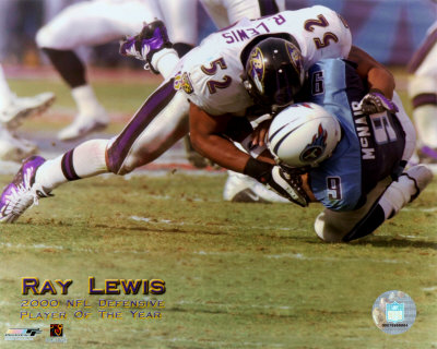 Ray Lewis - 2000 Defensive Player of the Year - &copy;Photofile