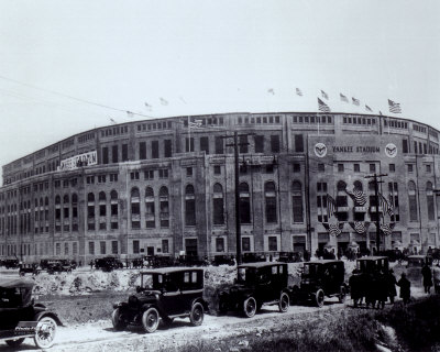Yankee Stadium - outside/sepia - &copy;Photofile