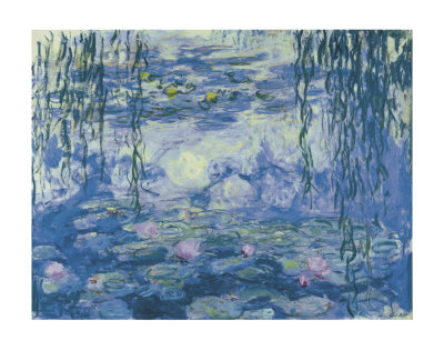 Water Lilies and Willow Branches