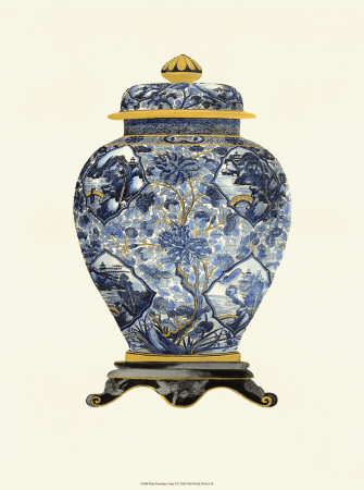 Blue Porcelain Vase II
