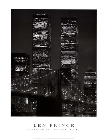 Buy World Trade Center with Brooklyn Bridge, 2001 at AllPosters.com