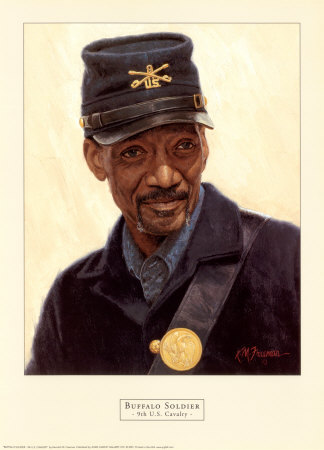 Buffalo Soldier, 9th U.S. Cavalry Art Print