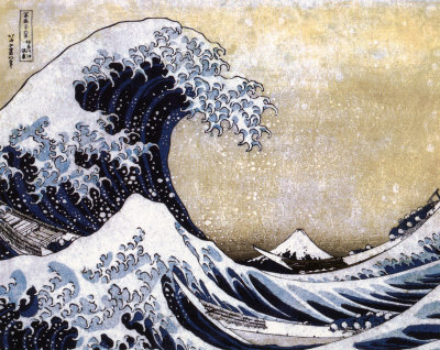 The Great Wave at Kanagawa (from 36 views of Mount Fuji), c.1829