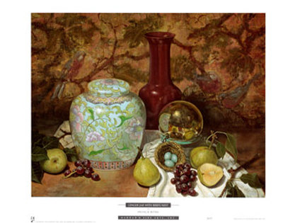 Ginger Jar with Bird Nest