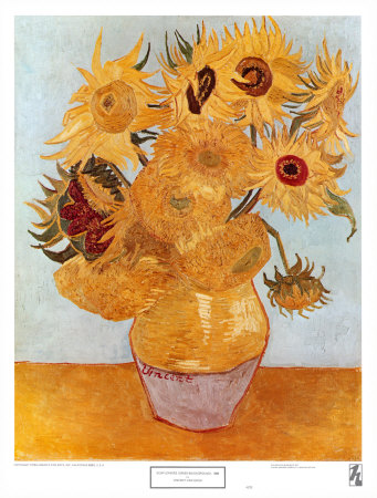 Buy Vase with Twelve Sunflowers, c.1889 at AllPosters.com