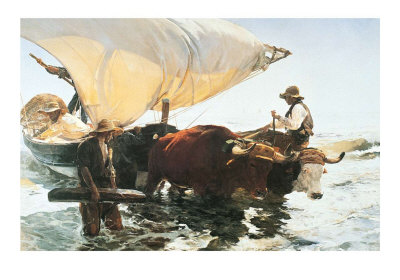 Retour de la Peche, Halage de la Barque