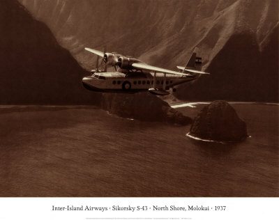 Inter-Island Airways, Sikorsky S-43, Kaunakakai, Molokai, Hawaii, 1937