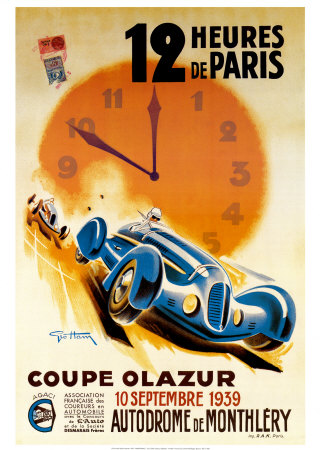 12 Heures de Paris Poster