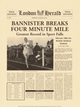 Four Minute Mile Poster