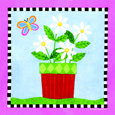 Potted Flowers II