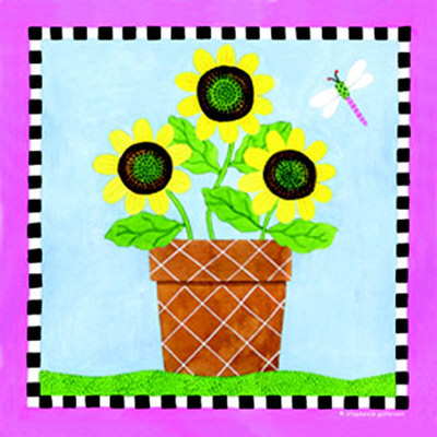 Potted Flowers I