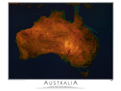 Buy Australia from Space - &copy;Spaceshots at AllPosters.com