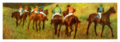 Buy Racehorses in a Landscape (detail) at AllPosters.com