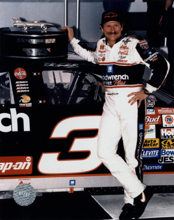Dale Earnhardt Portrait In Daytona Victory Lane
