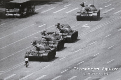 Tiananmen Square - BW