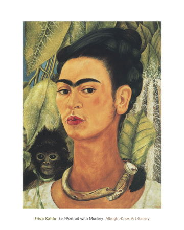 Self-Portrait with Monkey, 1938