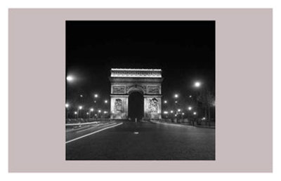 Paris, Champs-Elysees, Arc de Triumph, 1960