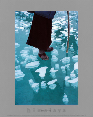 Air Bubbles in the Frozen River Zanskar