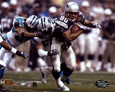 Troy Brown - Super Bowl XXXVIII - Action&copy;Photofile