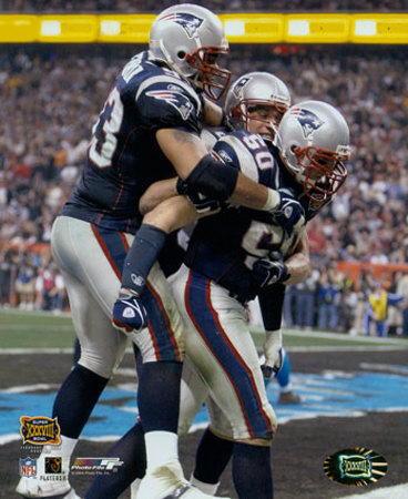 Mike Vrabbel - Super Bowl XXXVIII Touchdown Celebration&copy;Photofile