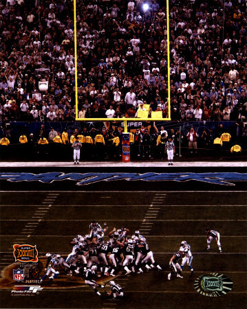 Adam Vinatieri - Super Bowl XXXVIII - Game Winning Field Goal (Vertical)&copy;Photofile