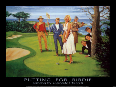 Putting For Birdie Poster