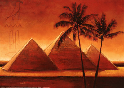 Buy Sunset on Pyramids I at AllPosters.com