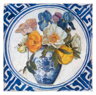 Flowers and Blue China IV