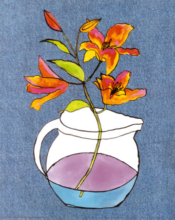 Flowers in Jeans III