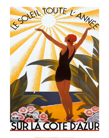 Sur la Cote d'azur Posters