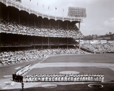 Yankee Stadium Left Field - 1955 World Series Opening Game &copy;Photofile Poster