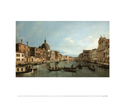 Venice: the Upper Reaches of the Grand Canal with S. Simeone Piccolo, c.1738