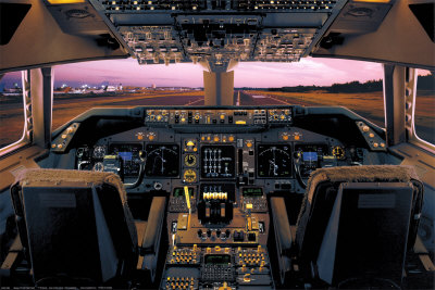 Boeing 747-400 Flight Deck