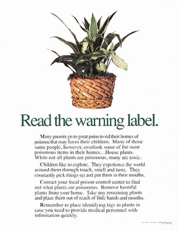 Read the Warning Label