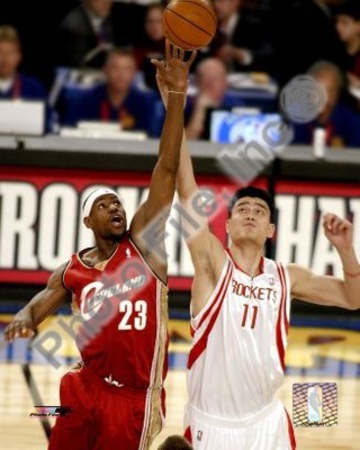 Buy Lebron James and Yao Ming - '04 All-Star Game &copy;Photofile at AllPosters.com