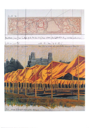 The Gates, Project for Central Park, Collage 1990