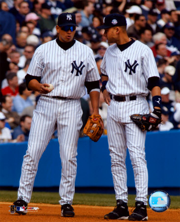 Alex Rodriguez & Derek Jeter - Vertical/Pinstripes