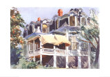 The Mansard Roof, c.1923 Art Print