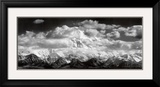 Mt. McKinley Range, Clouds, Denali National Park, Alaska, 1948 Framed Art Print