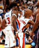 Ben Wallace & Chauncey Billups - Chest Bump &copy;Photofile