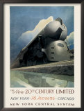 New York to Chicago Framed Art Print