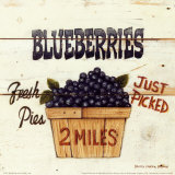 Buy Blueberries Just Picked at AllPosters.com